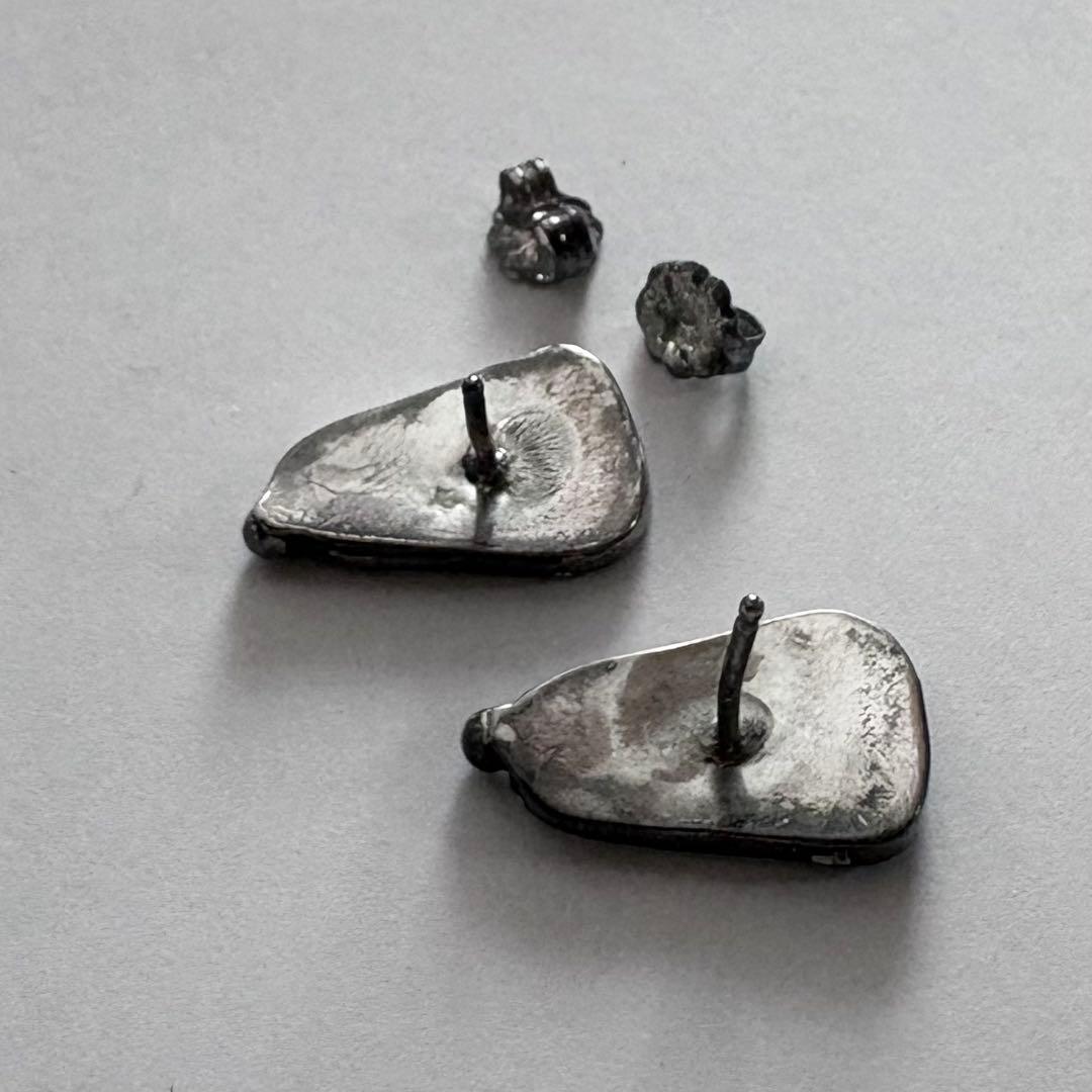 ★専用出品　ズニ族 ピアス インディアンジュエリー スヌーピー ホワイトシェル