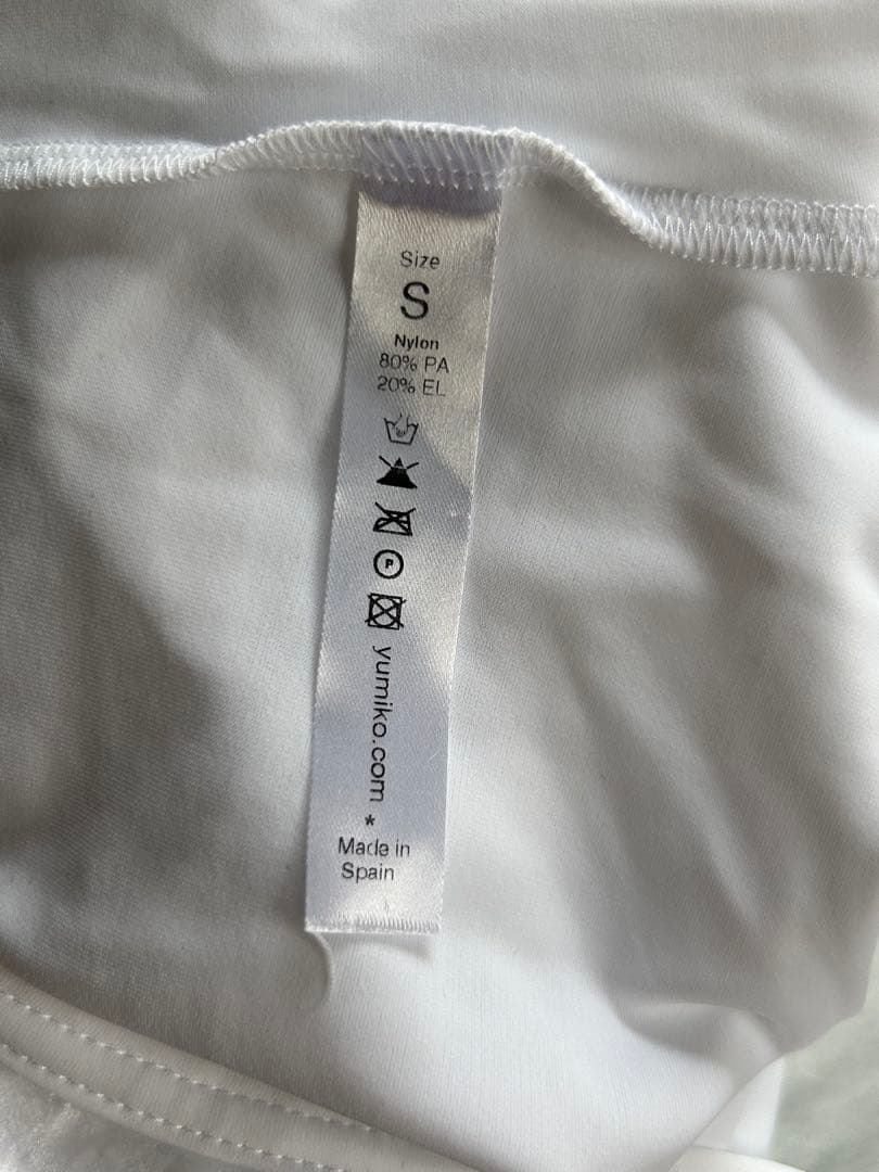 yumiko レオタード　白ベロア　新品未使用