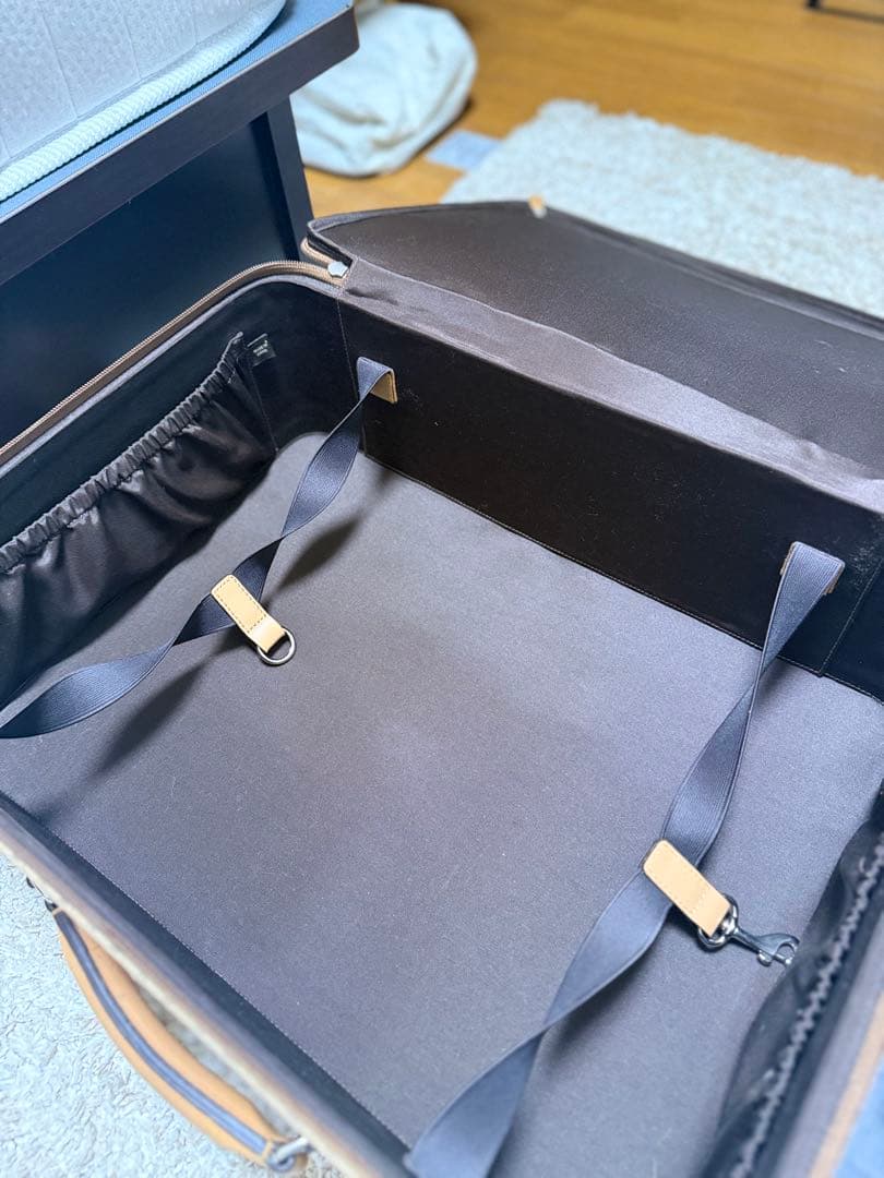 COACH キャリーケース ベージュ ミニシグネチャー