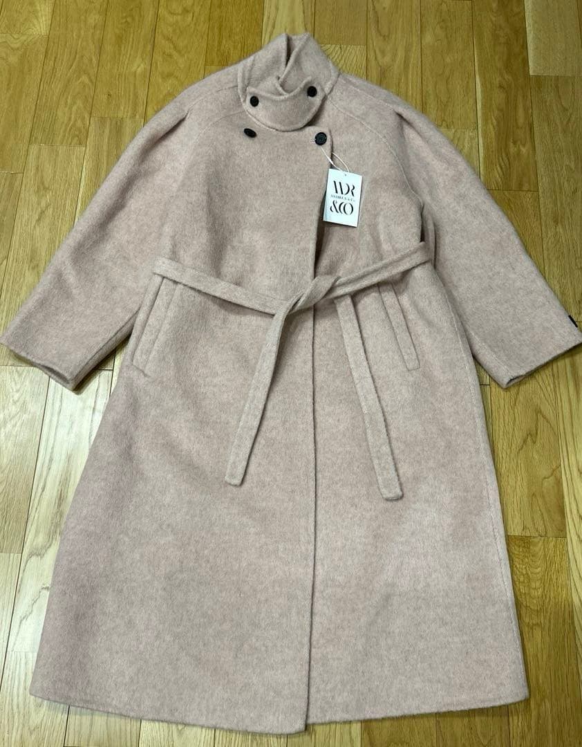 ANDREA&Co. ペールウールコート　ピンク
