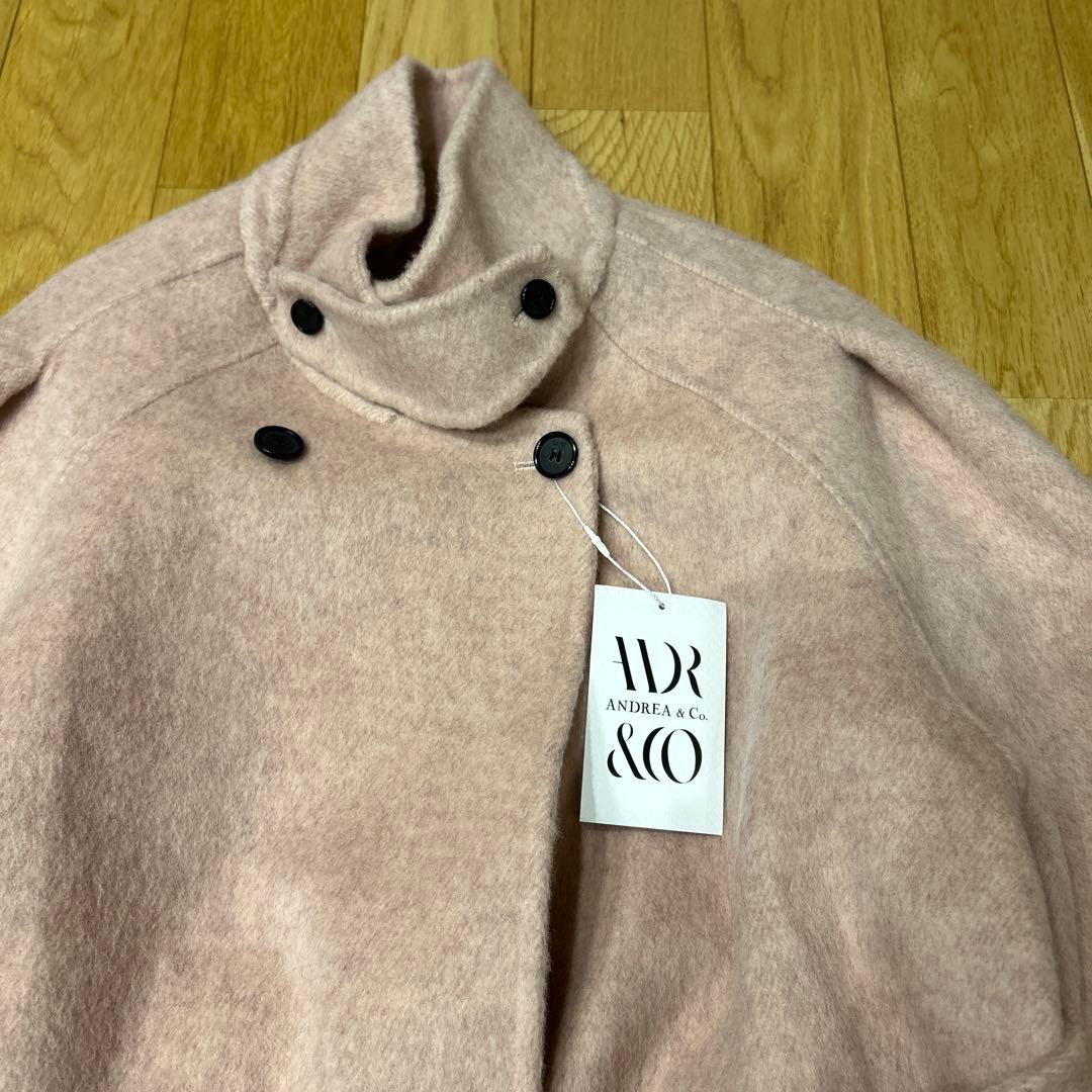 ANDREA&Co. ペールウールコート　ピンク