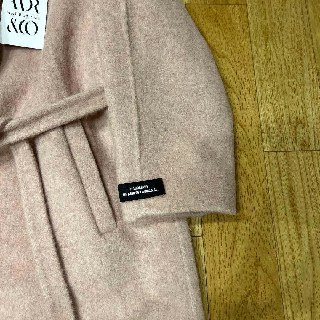 ANDREA&Co. ペールウールコート　ピンク
