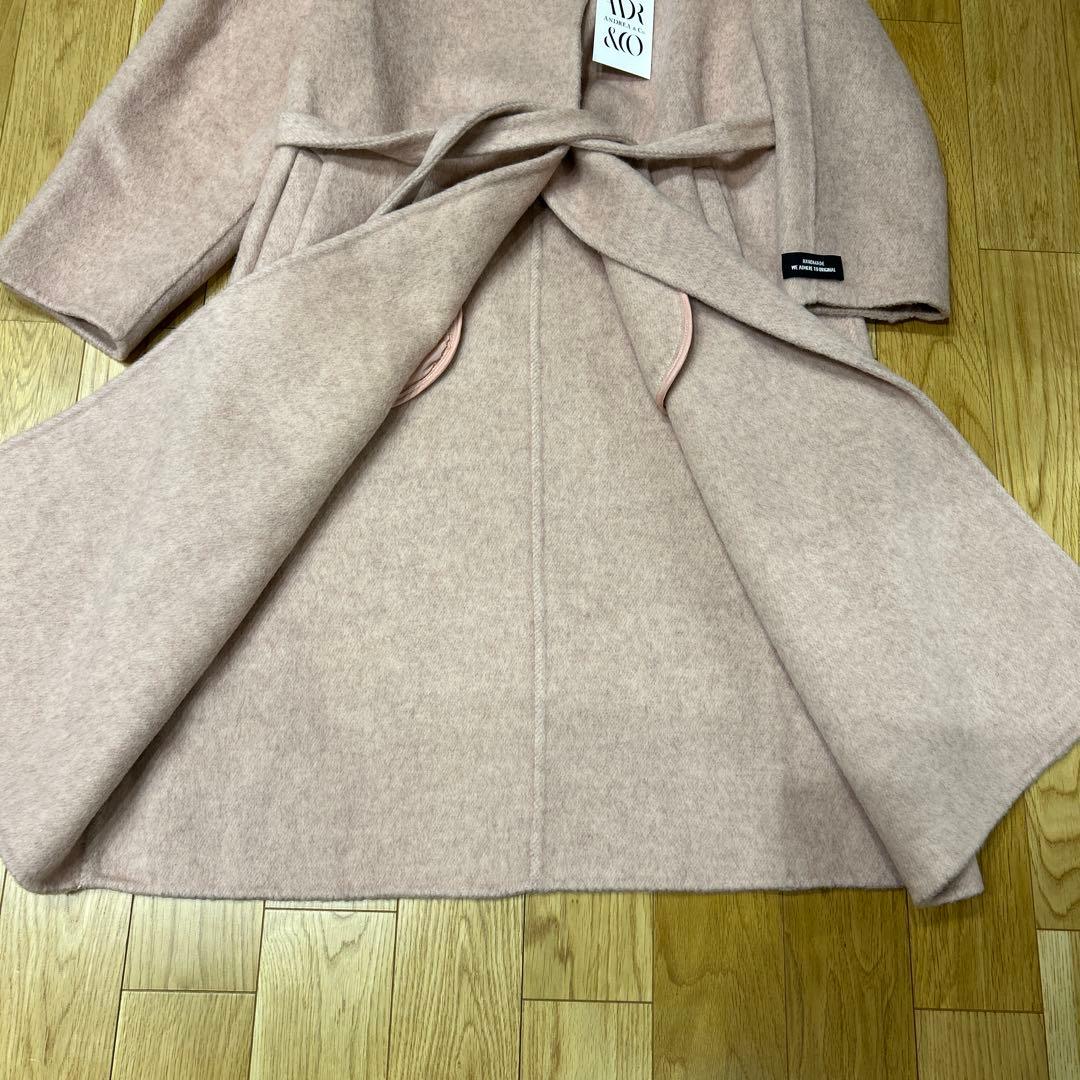 ANDREA&Co. ペールウールコート　ピンク