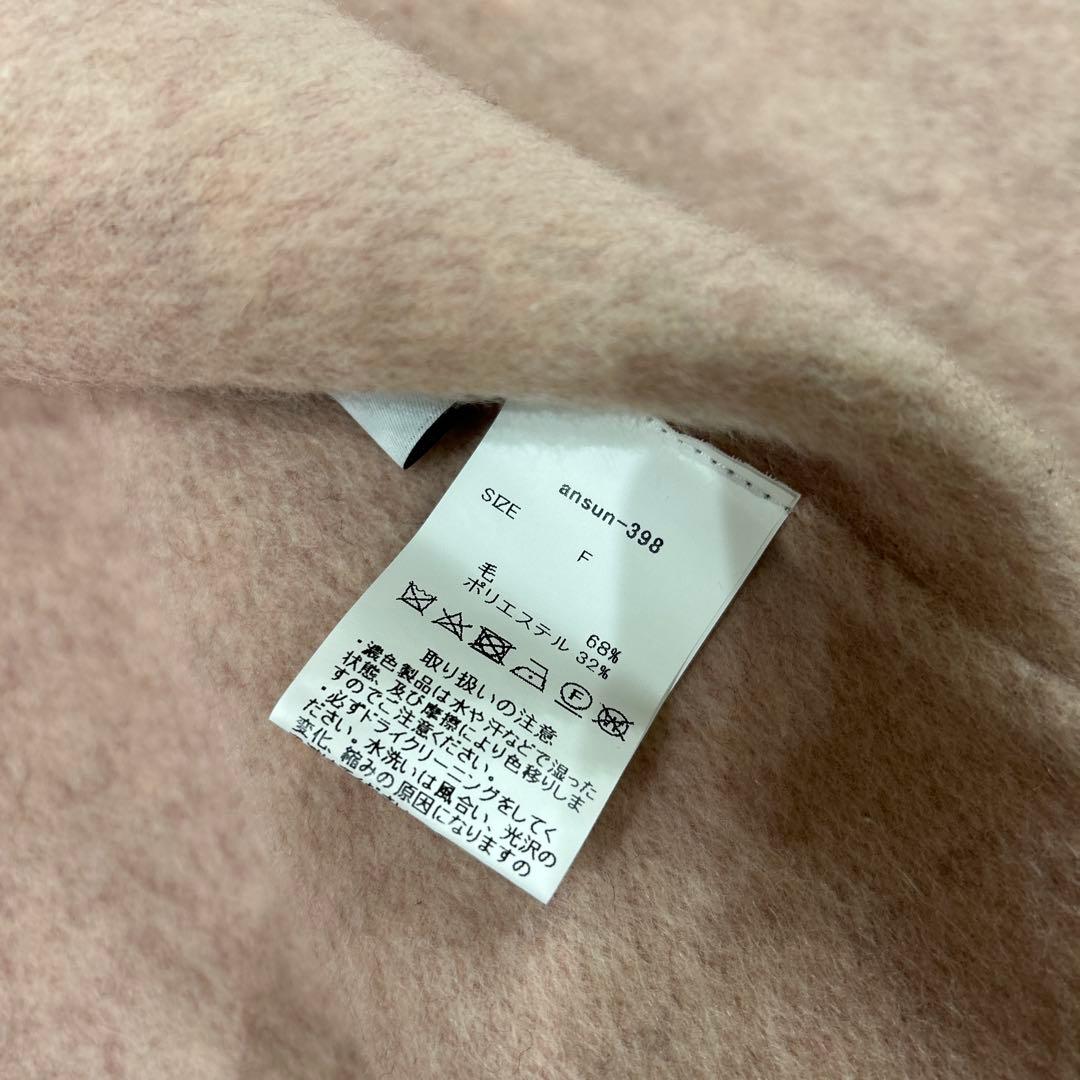 ANDREA&Co. ペールウールコート　ピンク