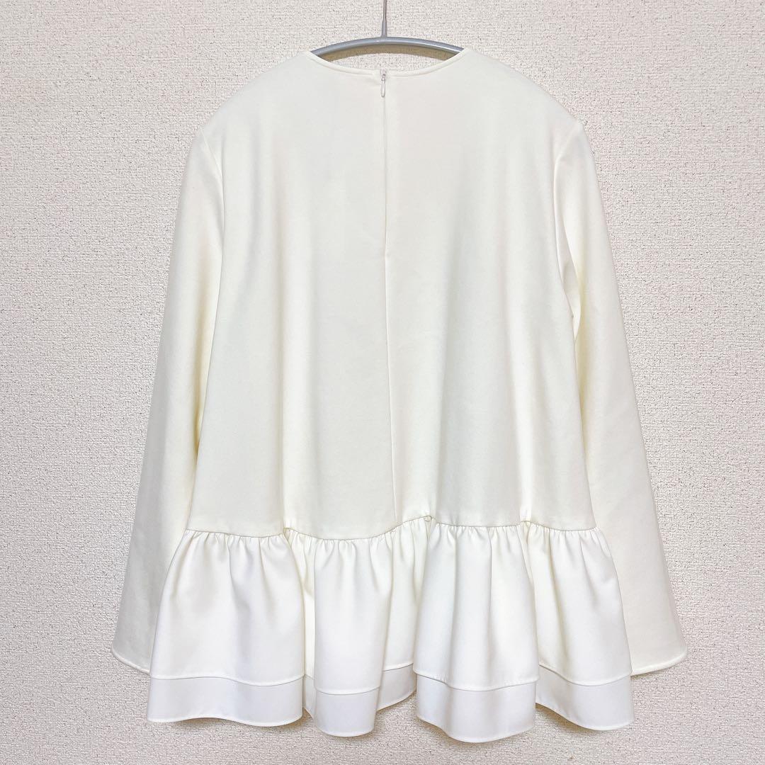 yori 美品　ぬくぬくヘムダブルフレアブラウス　36