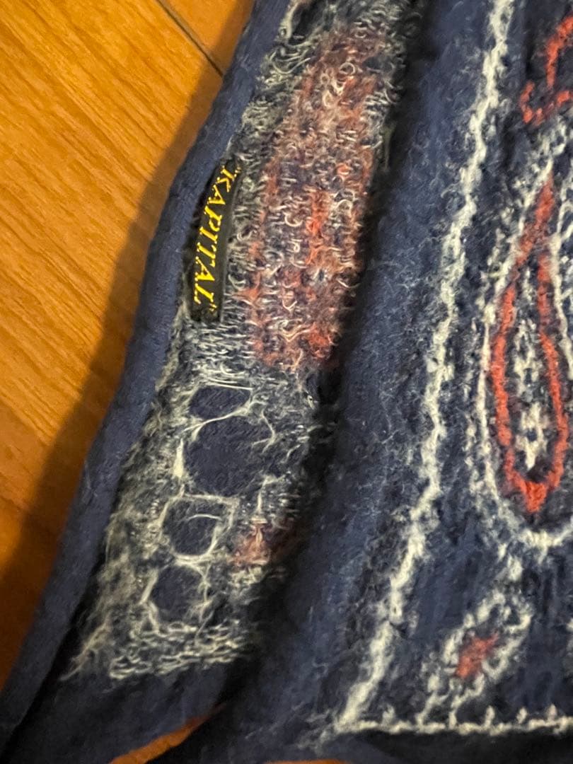 KAPITALキャピタル ペイズリー柄 マフラー ストール