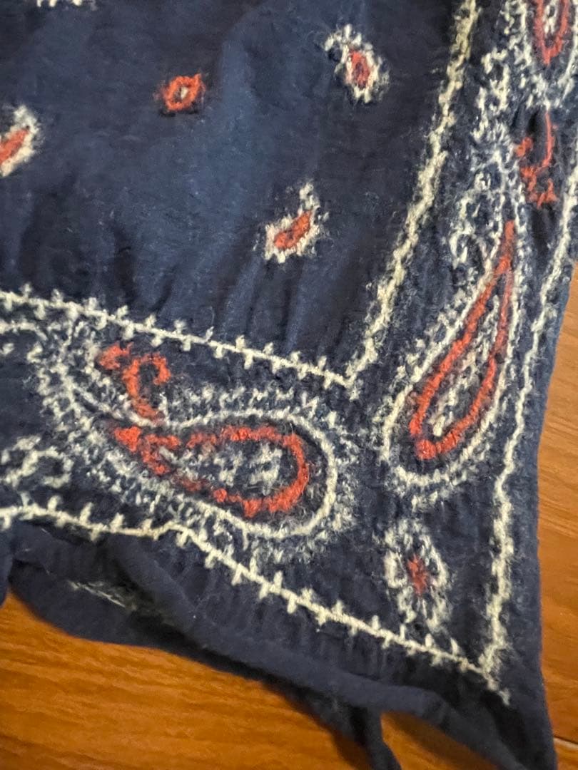 KAPITALキャピタル ペイズリー柄 マフラー ストール