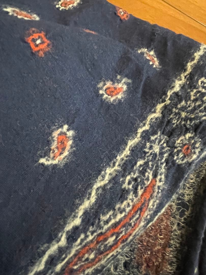 KAPITALキャピタル ペイズリー柄 マフラー ストール