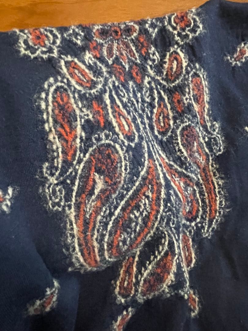 KAPITALキャピタル ペイズリー柄 マフラー ストール