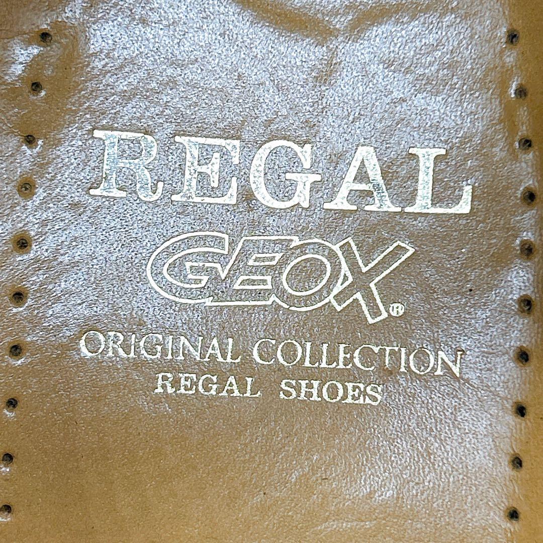 【極美品】REGAL リーガル 25 ウィングチップ メダリオン レザー 茶