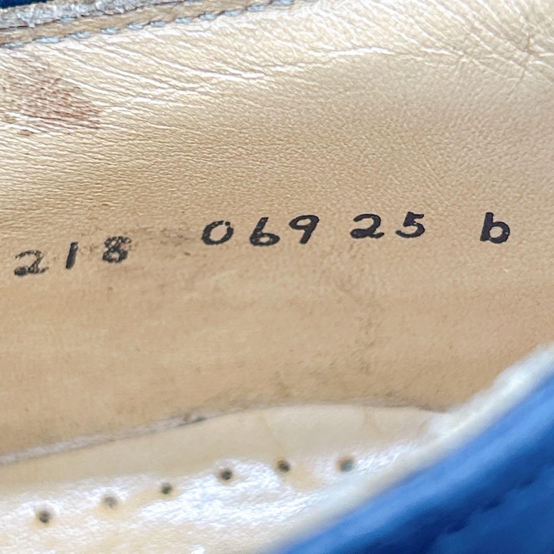 【極美品】REGAL リーガル 25 ウィングチップ メダリオン レザー 茶