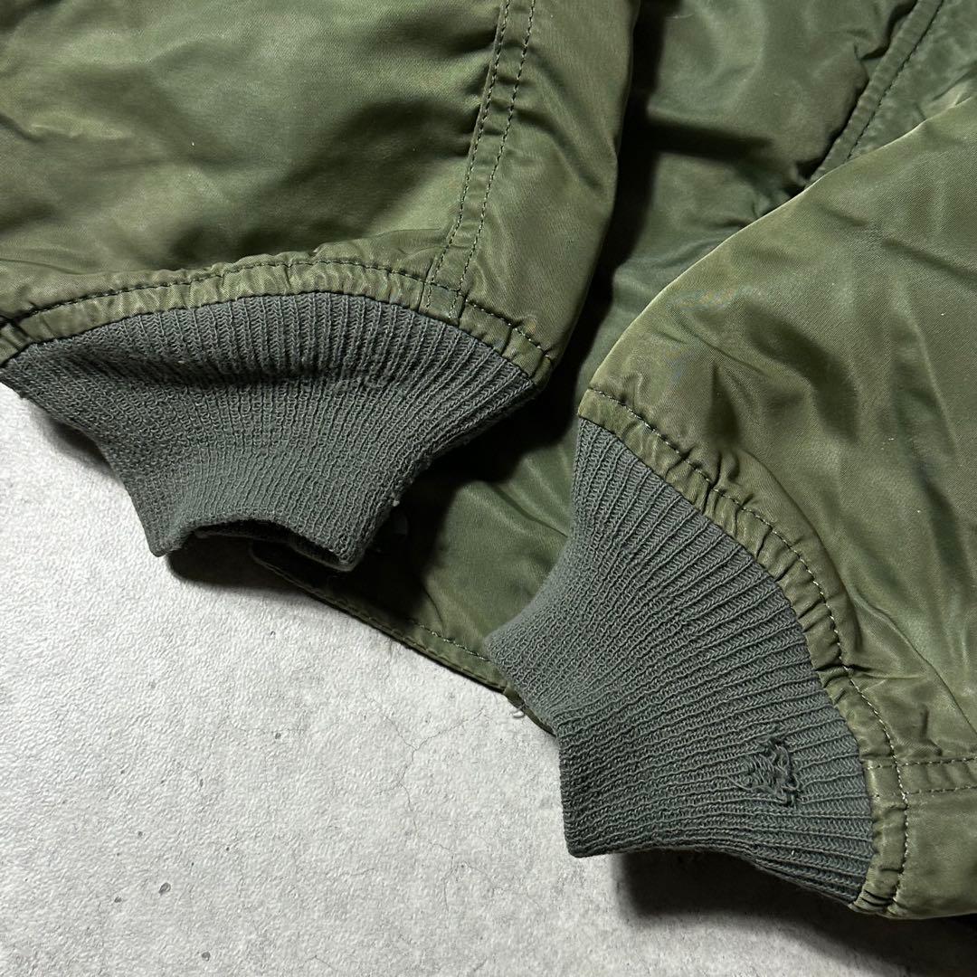 90s Alpha n2b L フライトジャケット カーキ グリーン USA製
