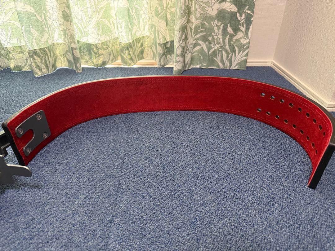 null8　SBD トレーニング・パワーベルト 黒/赤