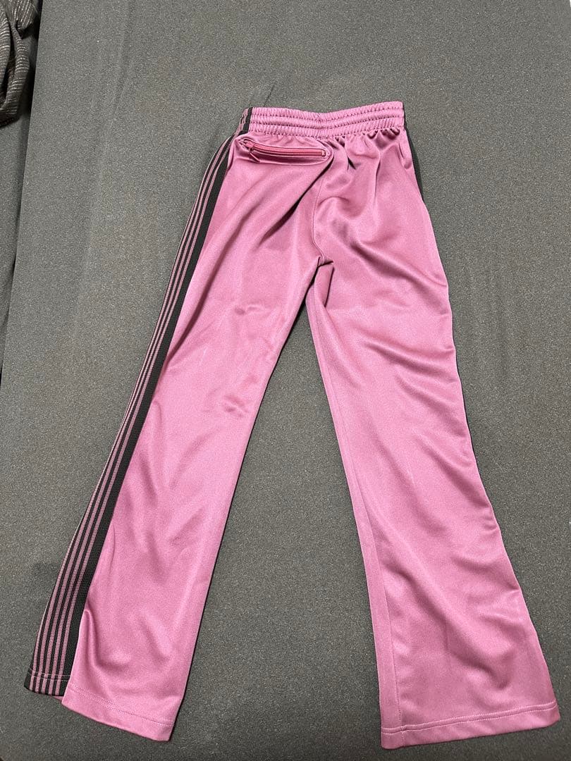 Needles トラックパンツ ブーツカット ピンク