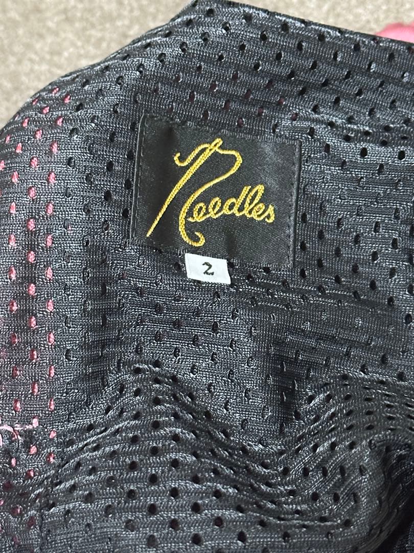 Needles トラックパンツ ブーツカット ピンク