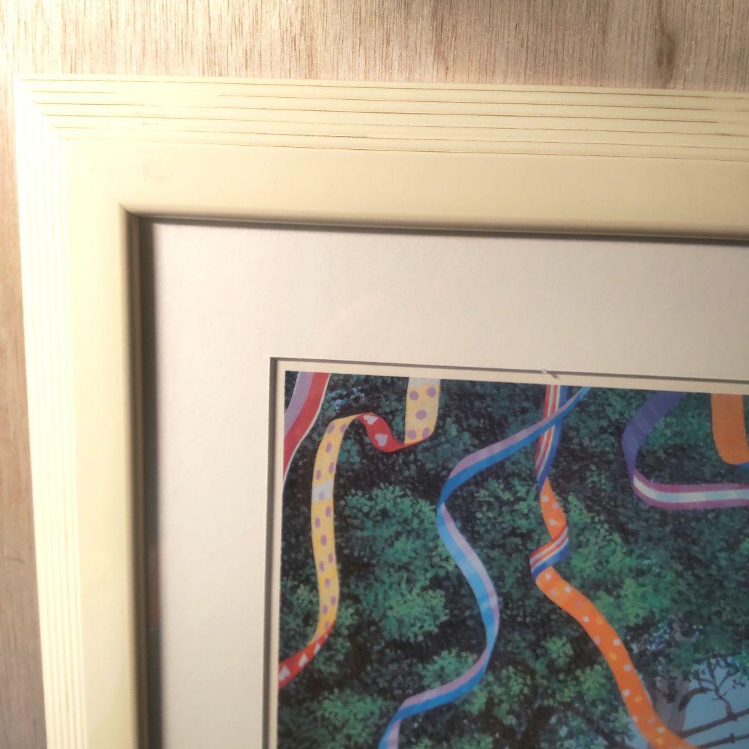 ヒロヤマガタ　ウェディングデイ　大判絵画　額付き　73.5×72