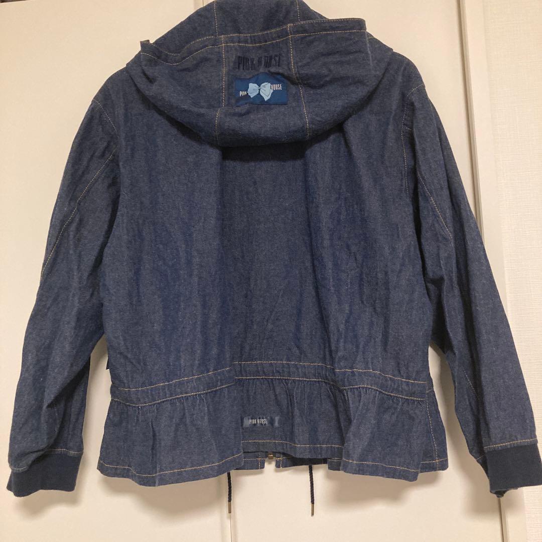 【超美品】ピンクハウス フード付きデニムブルゾン インディゴ❁⃘*.゜