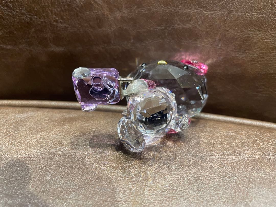 レア　補修あり　スワロフスキー　キティ　ハローキティ　置物　トラベル　旅行