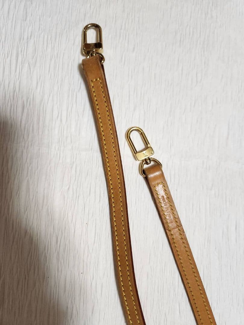 ルイヴィトン　ショルダーストラップ　ヌメ革