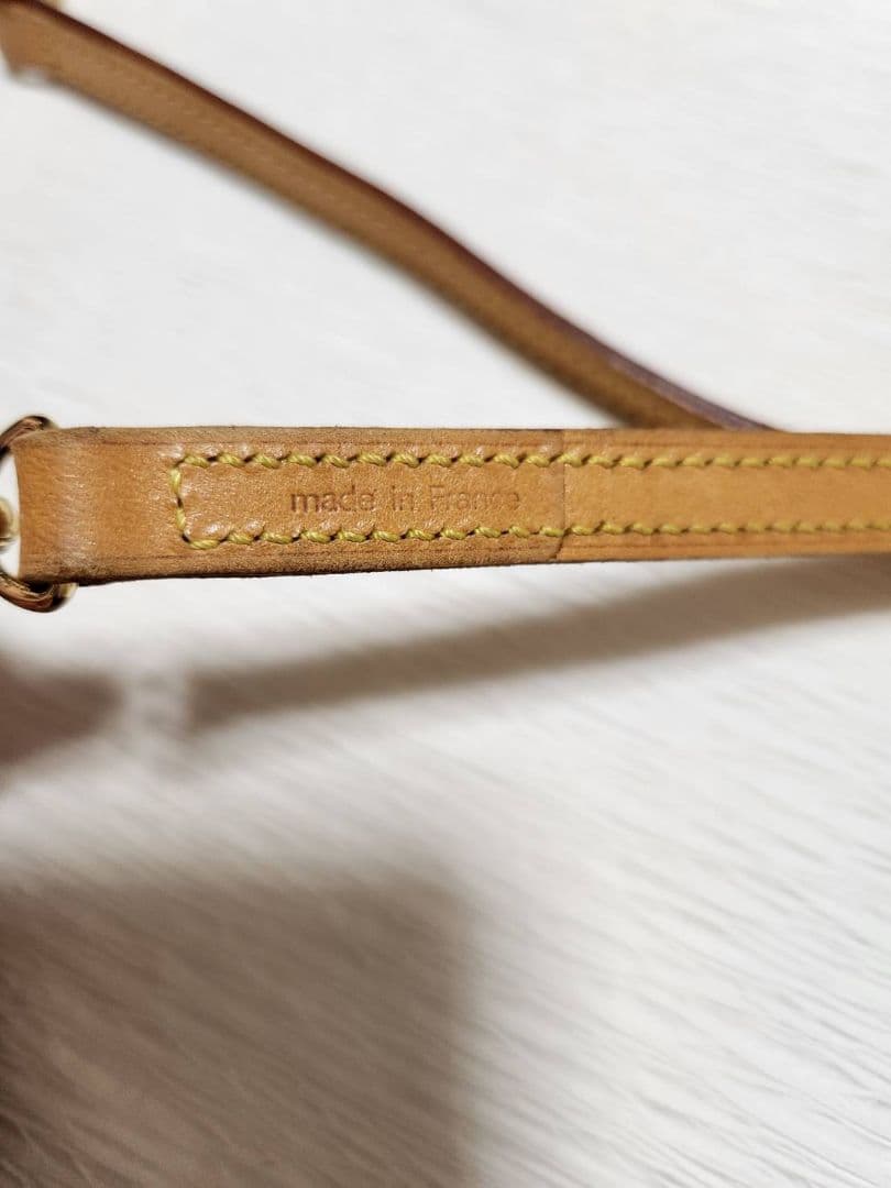 ルイヴィトン　ショルダーストラップ　ヌメ革