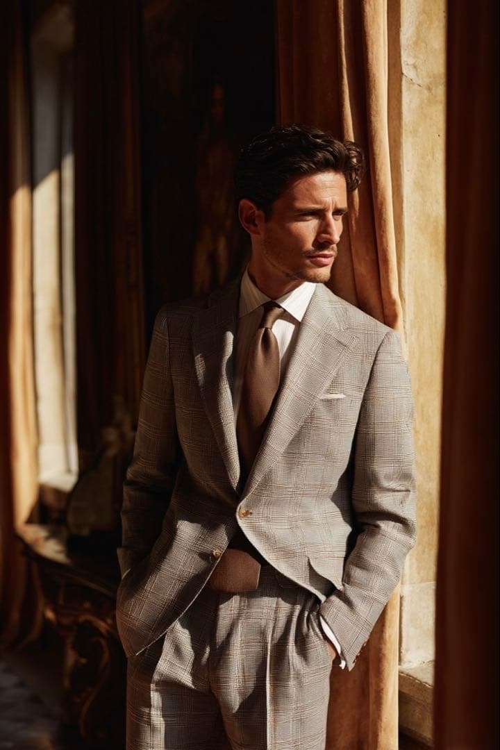 Cesare Attolini チェーザレ アットリーニ スーツ 44 S〜M