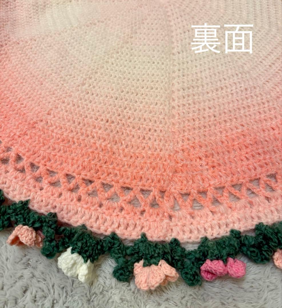 花束ブランケット 90-100㎝ ピンクグラデーション ブーケブランケット