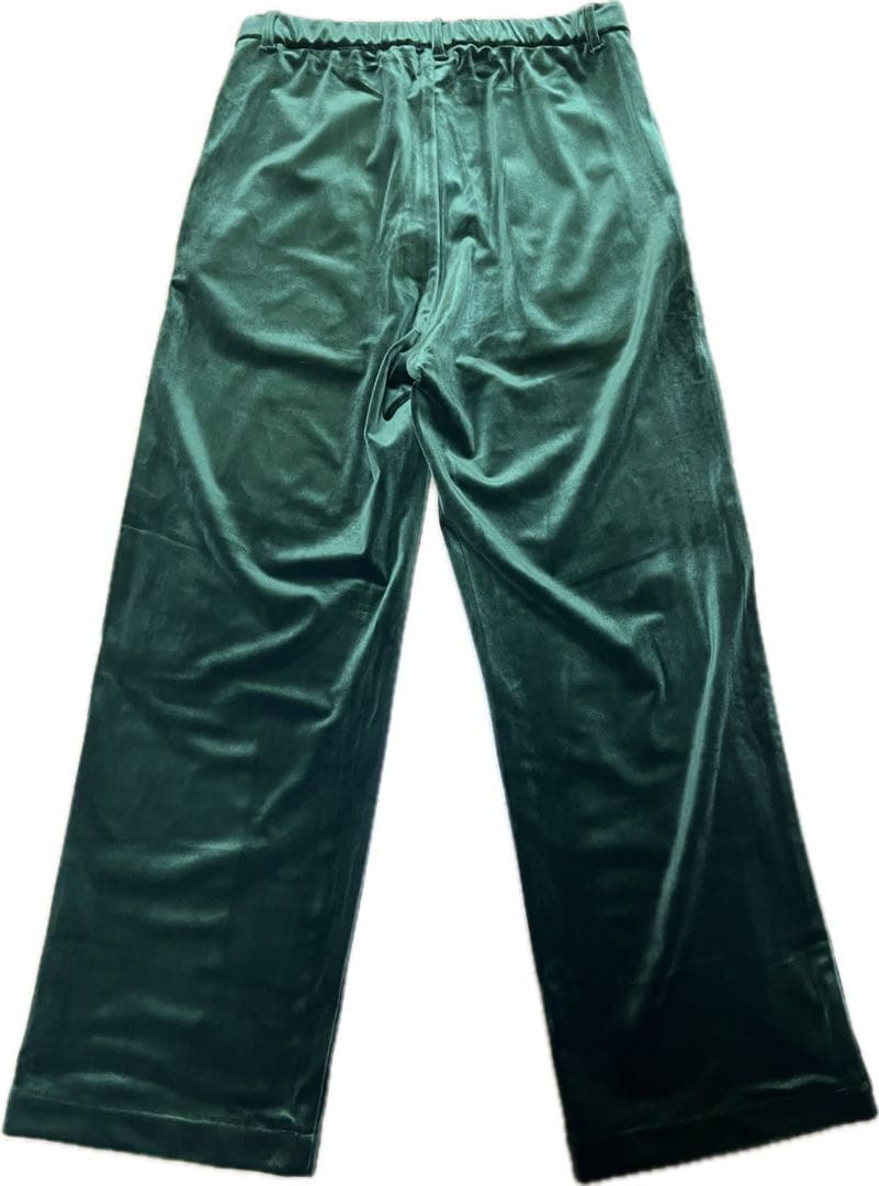bio wear ベルベットパンツ オリーブグリーン　ポーカーズ