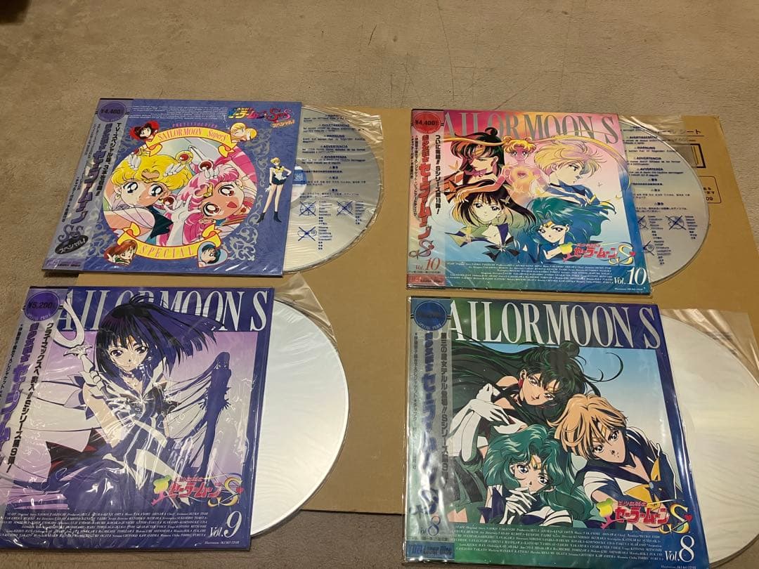 ま*り様 希少 セーラームーン レーザーディスク ４BOXまとめ売り