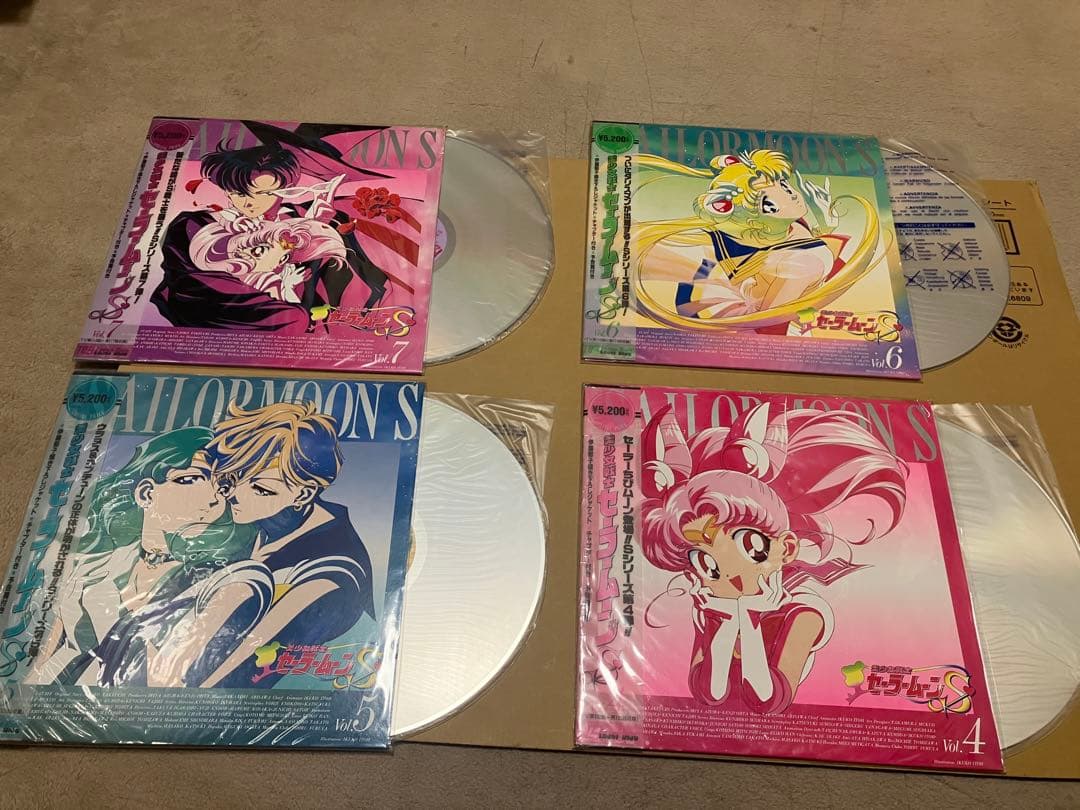 ま*り様 希少 セーラームーン レーザーディスク ４BOXまとめ売り