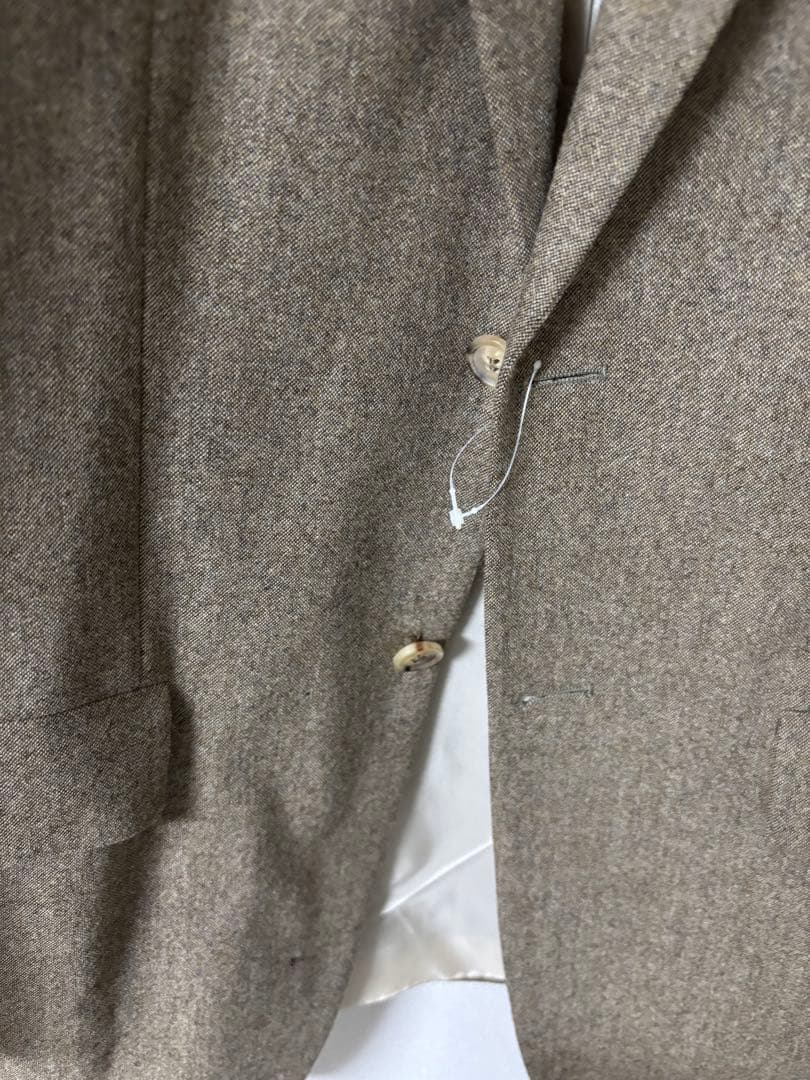 BOSS ブラウン ウール スーツ　サイズ48 ベージュ