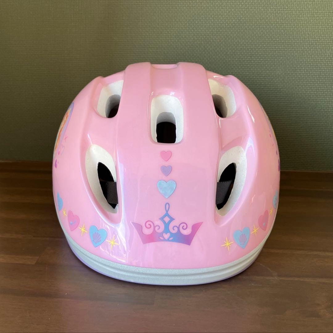 ディズニープリンセス　キッズ　自転車　ヘルメット　ゆめラブ　16インチ　説明書有