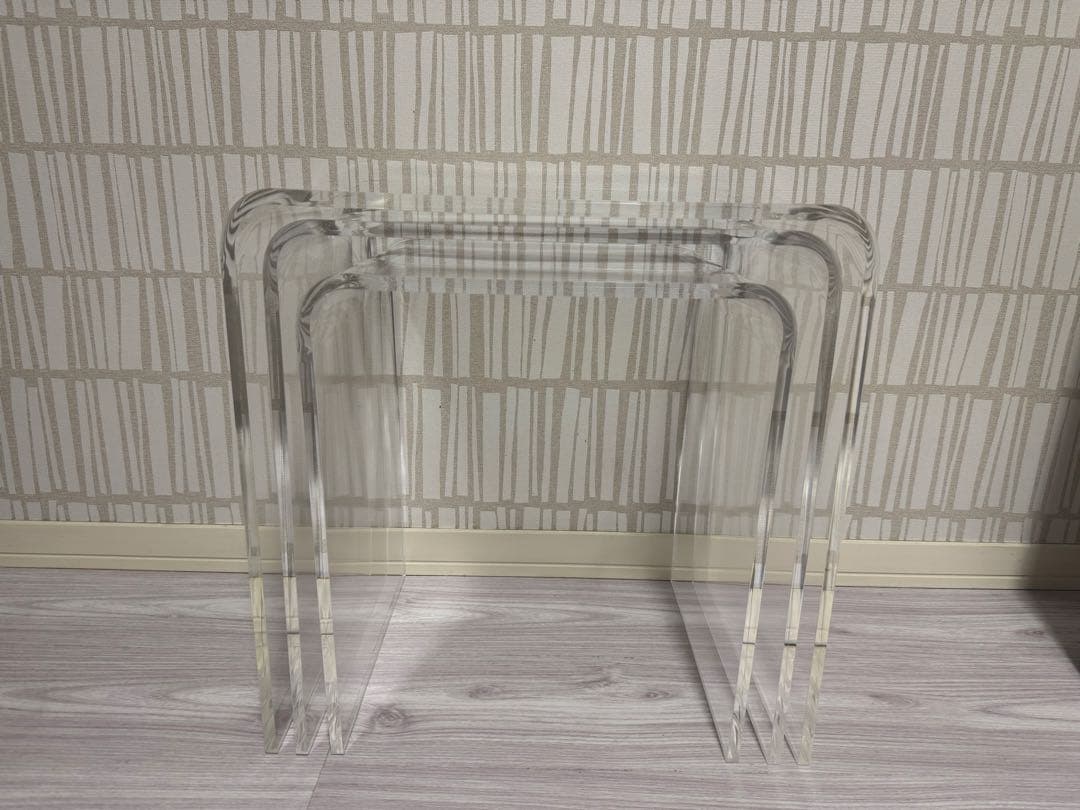 i*︎様 Gel/ジェル アクリルネストテーブル 3台セット