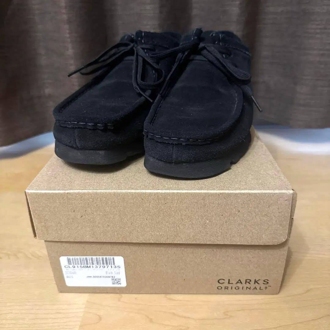 箱付き　CLARKS Wallabee GTX 25.5cm