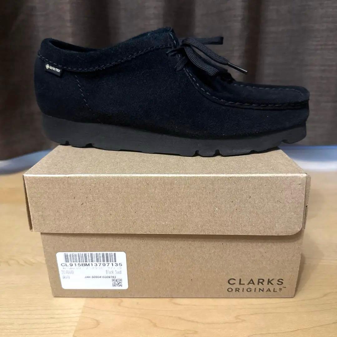 箱付き　CLARKS Wallabee GTX 25.5cm