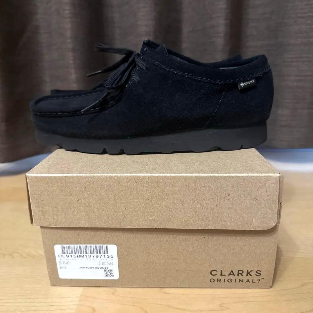 箱付き　CLARKS Wallabee GTX 25.5cm