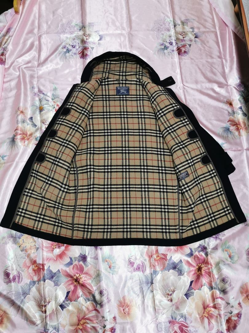 バーバリー　Burberrys　ウール ダッフルコート ノバチェック 英国製