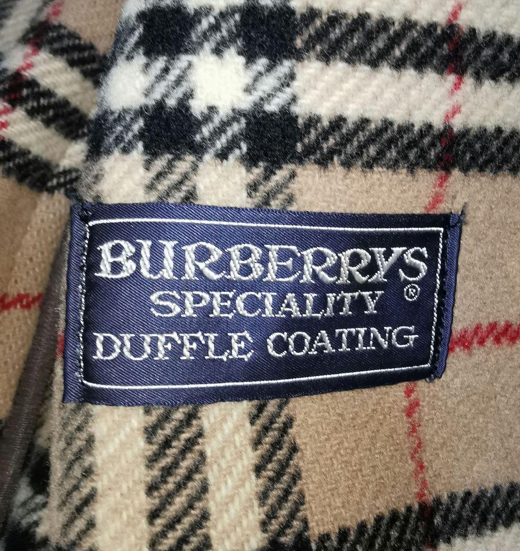 バーバリー　Burberrys　ウール ダッフルコート ノバチェック 英国製
