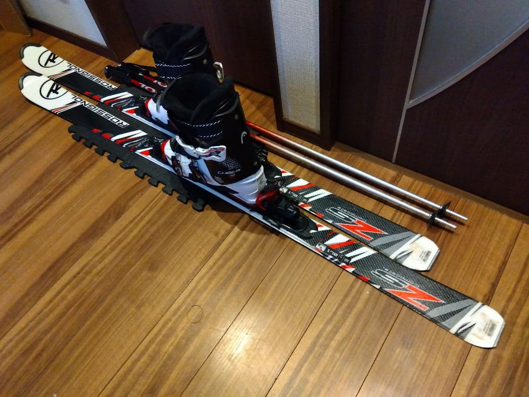 【ハイエンド】ROSSIGNOL 学生・メンズ/スキーセット・メンテ・WAX済✔