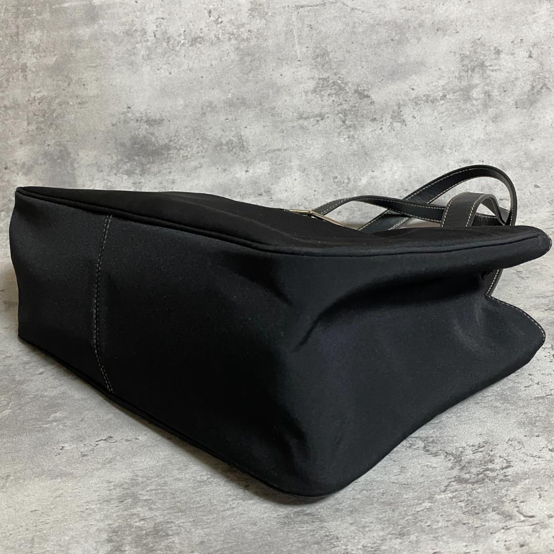 ✨極美品✨ローレンラルフローレン トートバッグ 黒 LRL金具 ナイロン 肩掛け