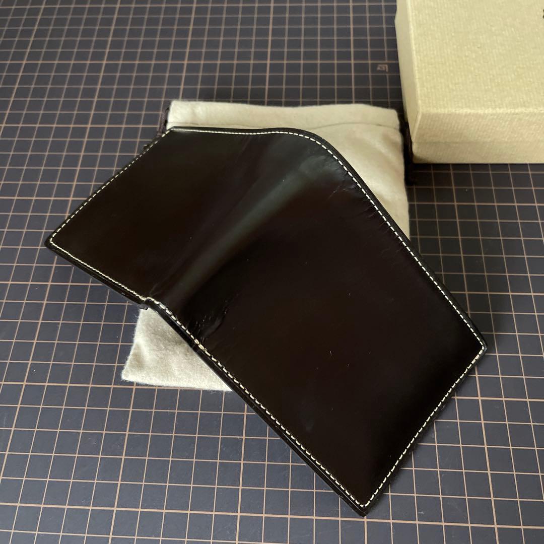 GANZOガンゾ ブライドルカジュアル二つ折り財布ブラウン