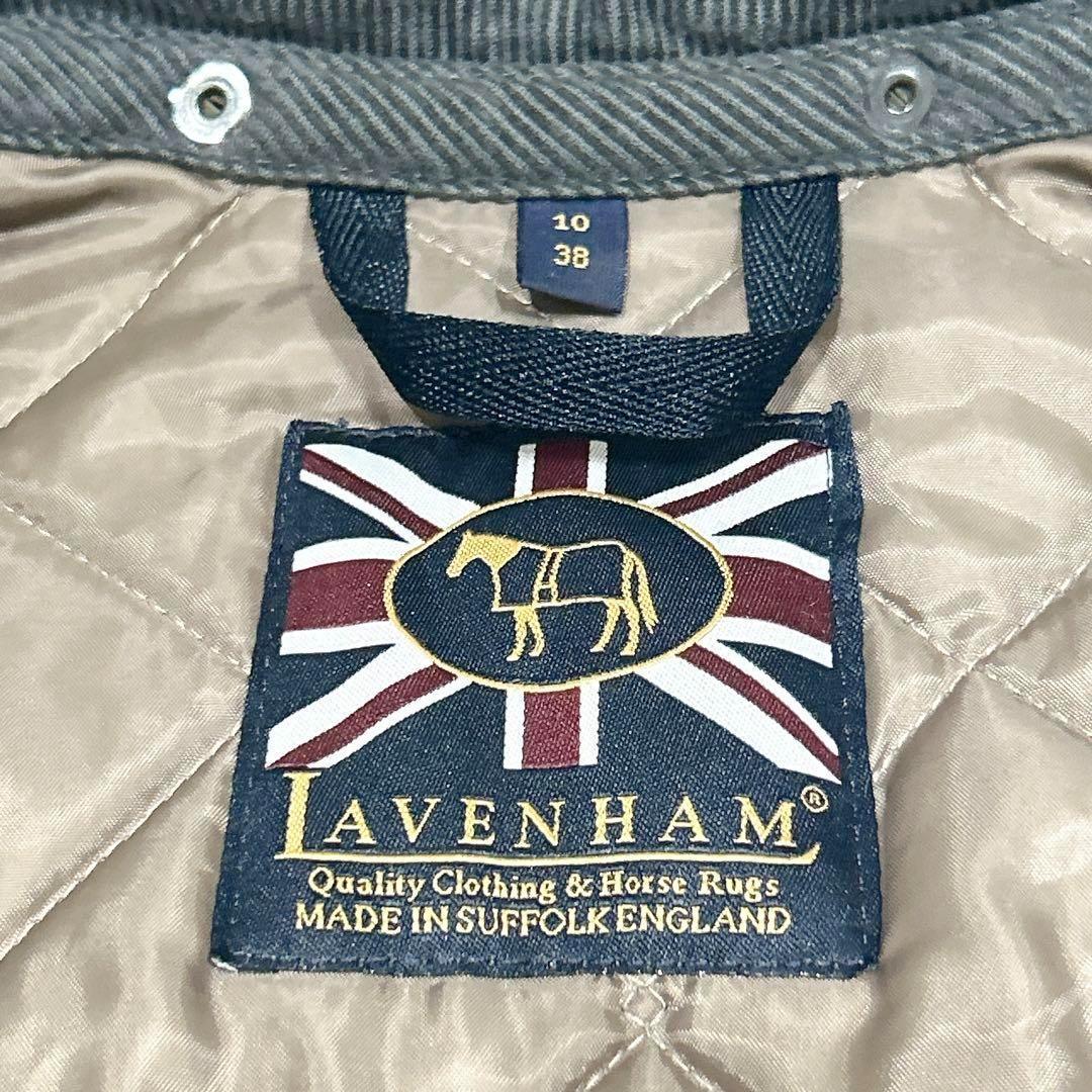 新品同様✨　ラベンハム　lavenham キルティング　ジャケット　グレー　38