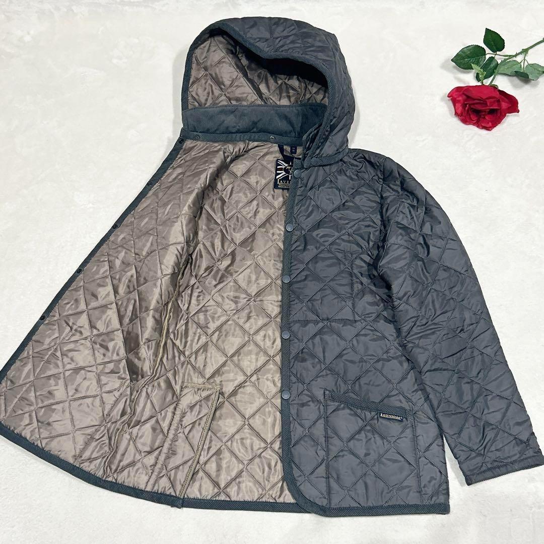新品同様✨　ラベンハム　lavenham キルティング　ジャケット　グレー　38