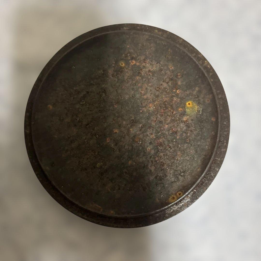 南部鉄器耕分堂鋳鉄製 大鉄瓶 3Lアラレ模様