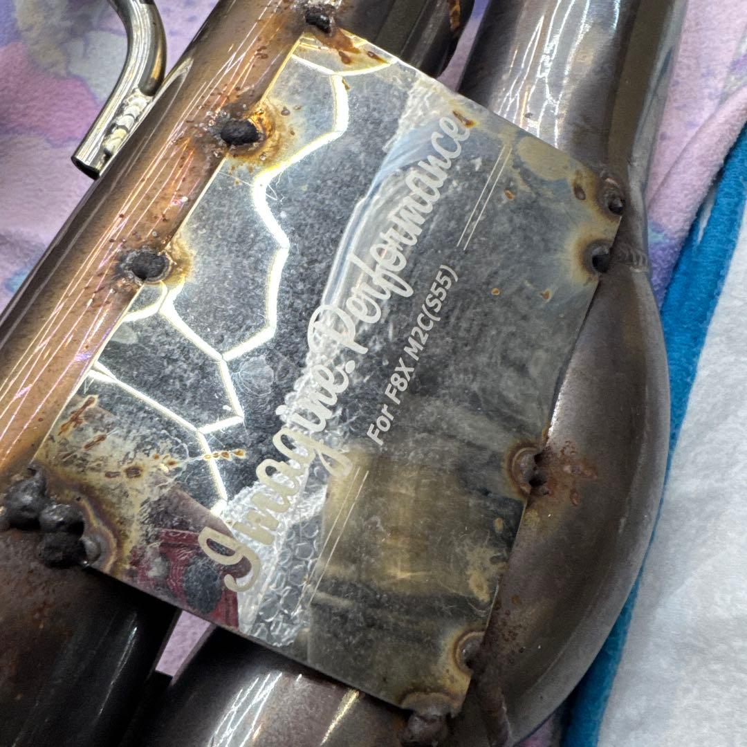  M2 s55用　レムスマフラー、等長中間パイプセット