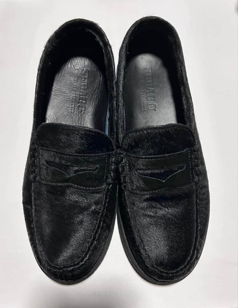 engineered garments × SEBAGO 黒 ハラコローファー