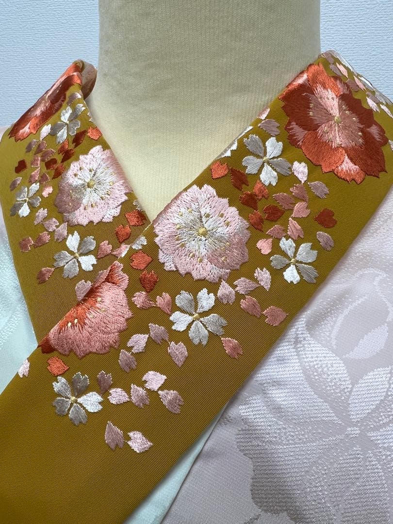 振り袖　フルセット　別誂長襦袢　成人式　金彩加工　刺繍入り　銀通し　758