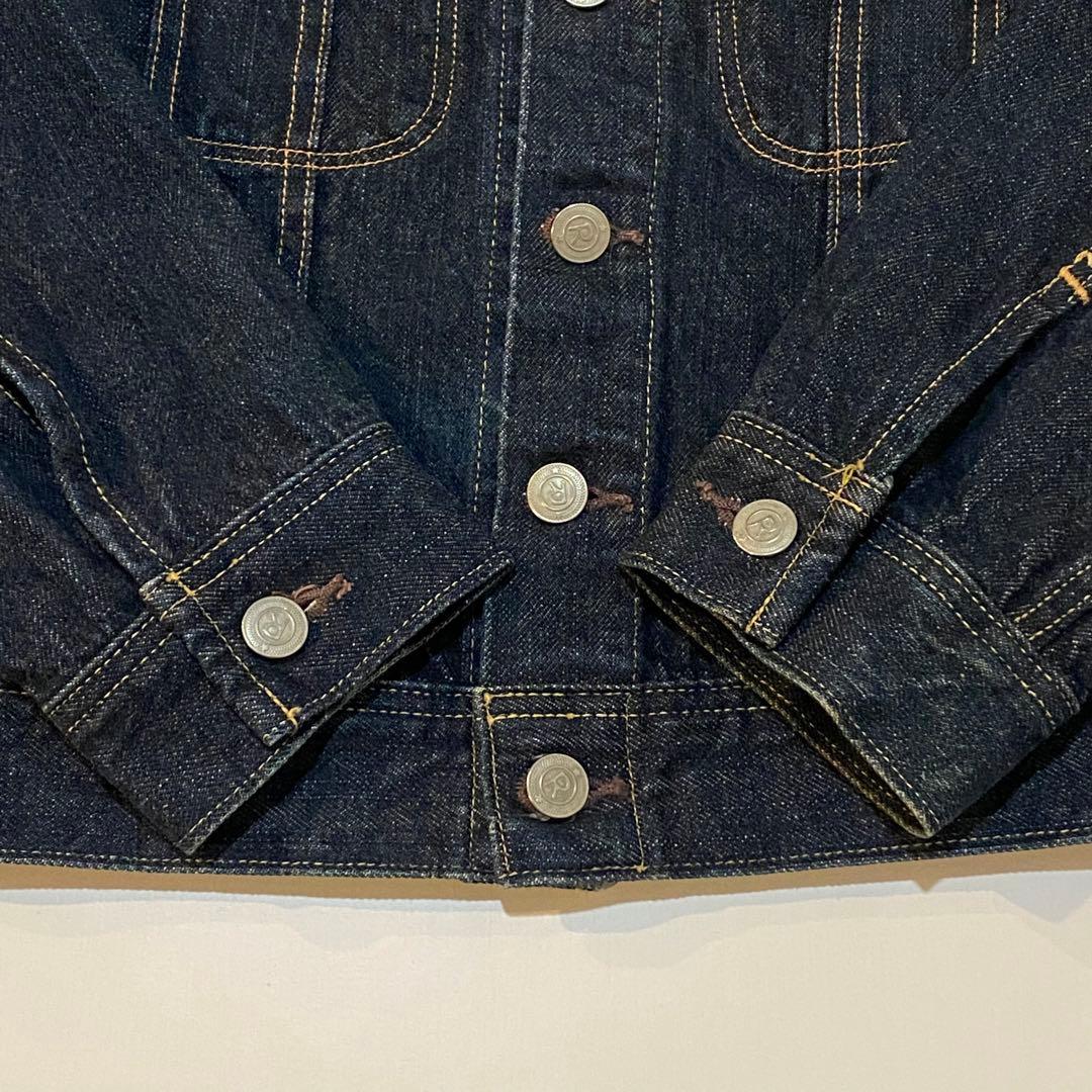 美品 45R 101-J型 デニムジャケット 日本製 レディースサイズ1