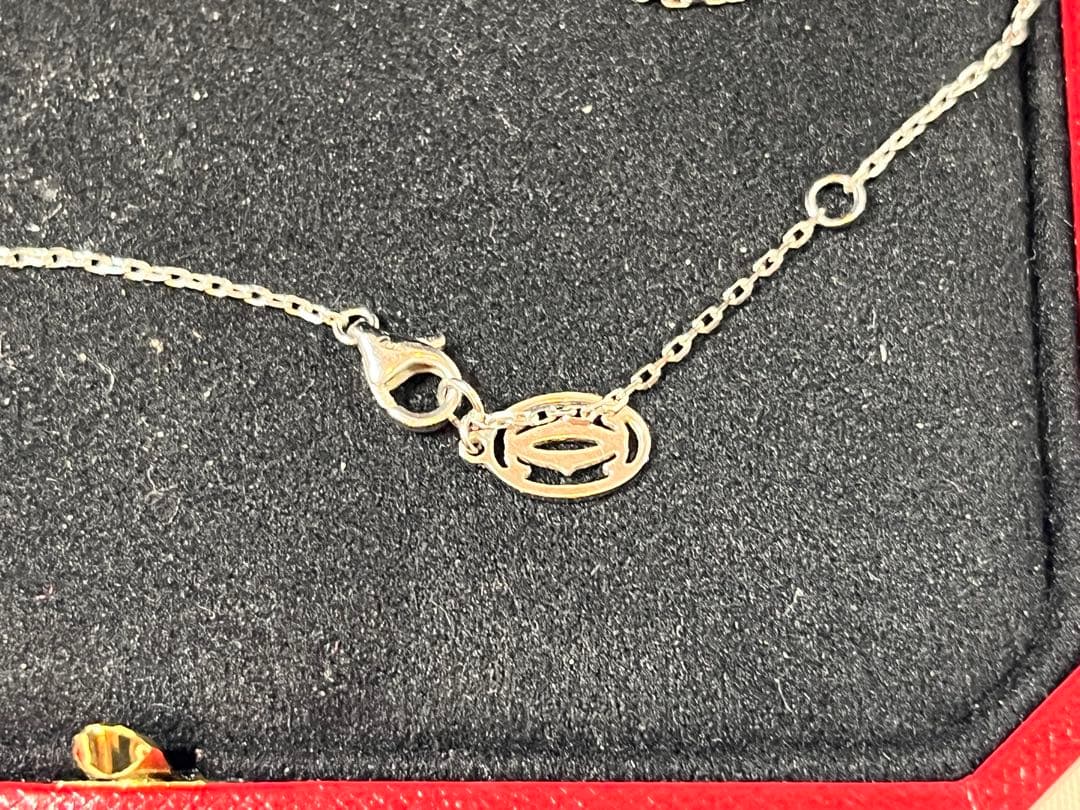 ⑤ Cartier ダムール　ネックレス　Au750 ダイヤモンド　【029】