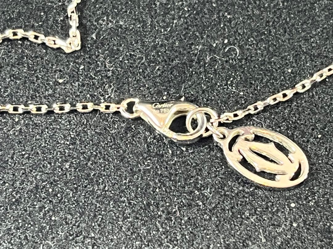⑤ Cartier ダムール　ネックレス　Au750 ダイヤモンド　【029】