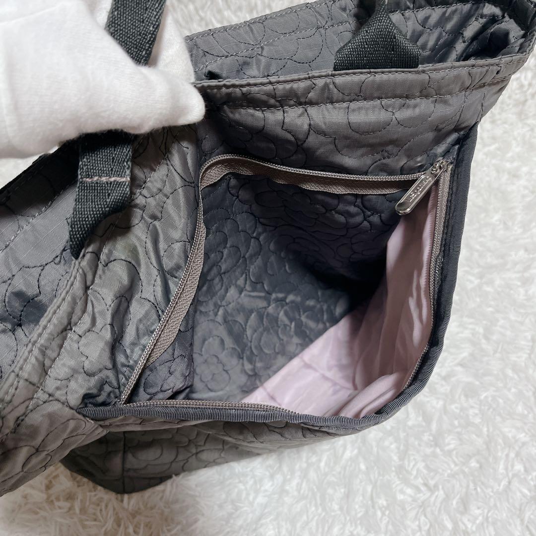 美品✨レスポートサック パフィーブロッサムズ　エブリガール トートバック　グレー